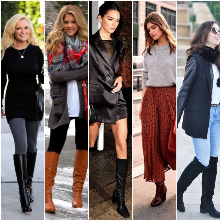 Outfits con botas largas Como Combinarla 2022 Muy Trendy