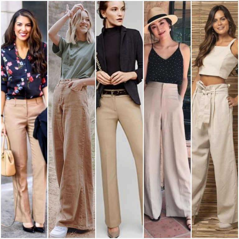 Como combinar un pantalón Beige - Outfit Mujer 2021 - Muy Trendy