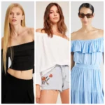 Outfits con blusa de hombros descubiertos