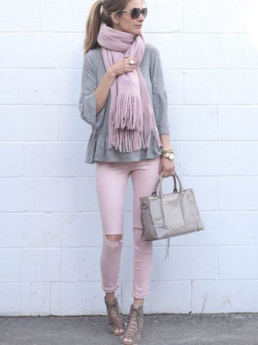 Outfit Rosa Y Gris Dubai, SAVE 48% 