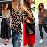 look con blusa animal print