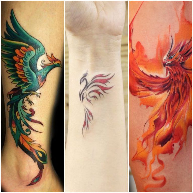 Tatuajes para mujer del ave fenix