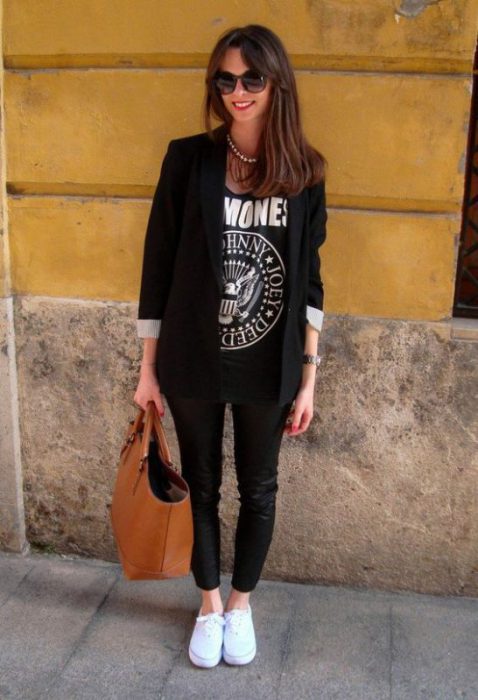 Como combinar un blazer negro 2023 - Outfit mujer - Muy Trendy