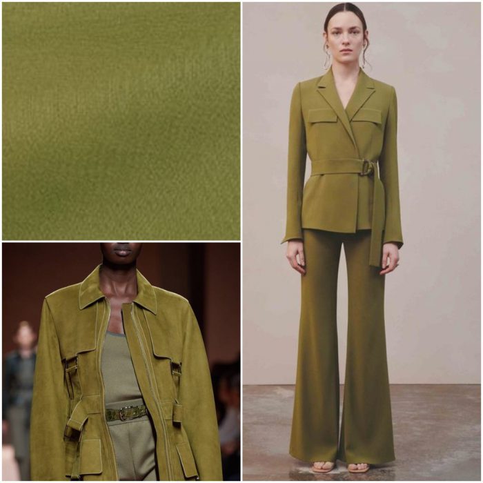 Verde olivo Colores de moda invierno 2022
