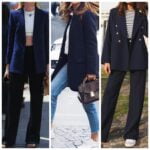 Como combinar blazer azul marino