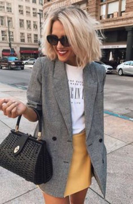 Outfits con blazer largo para mujer - como usarlos 2023 - Muy Trendy