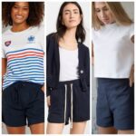 Outfits con short azul marino para mujer