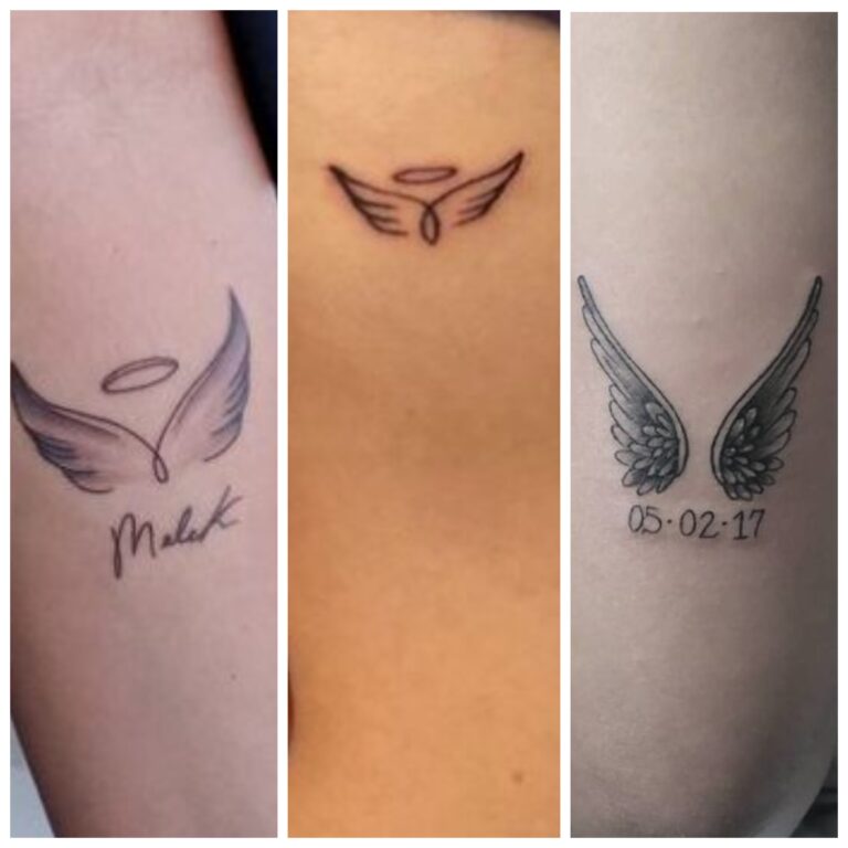 Tatuajes con ala de angeles