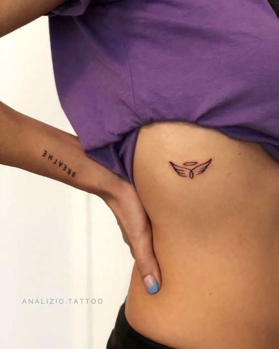 Tatuajes con alas de ángel para mujer - Muy Trendy