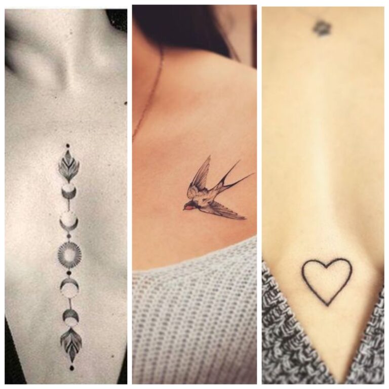 Tatuajes en el pecho para mujer