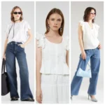 Outfit con blusa blanca para mujer