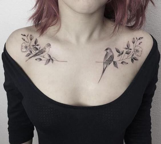 tatuaje calvicualas aves