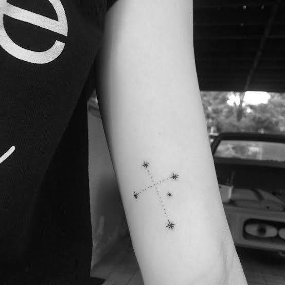 tatuaje cruz del sur estrella