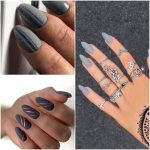 unas grises pintadas disenos