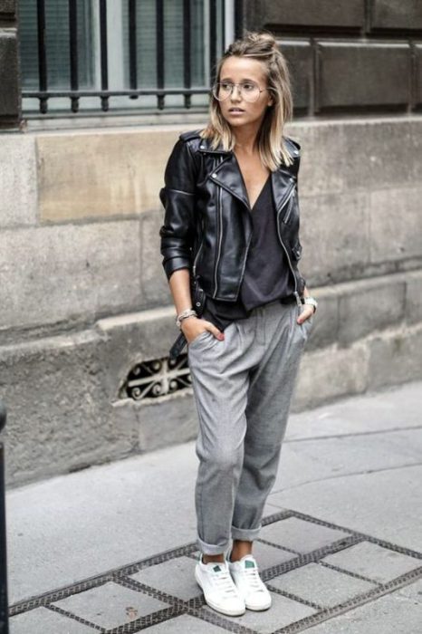 Como Combinar pantalón gris - Outfit Mujer 2024 - Muy Trendy