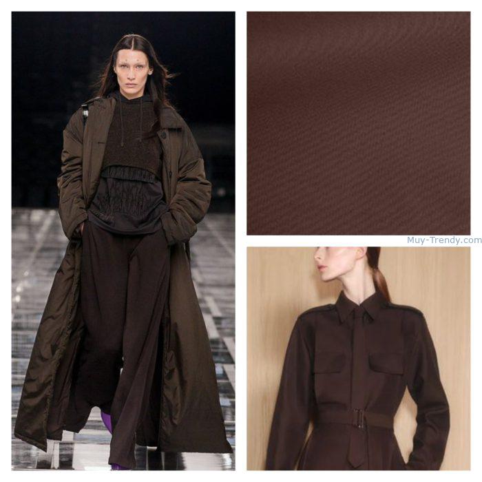 Marron Colores de moda invierno 2023 Tendencias