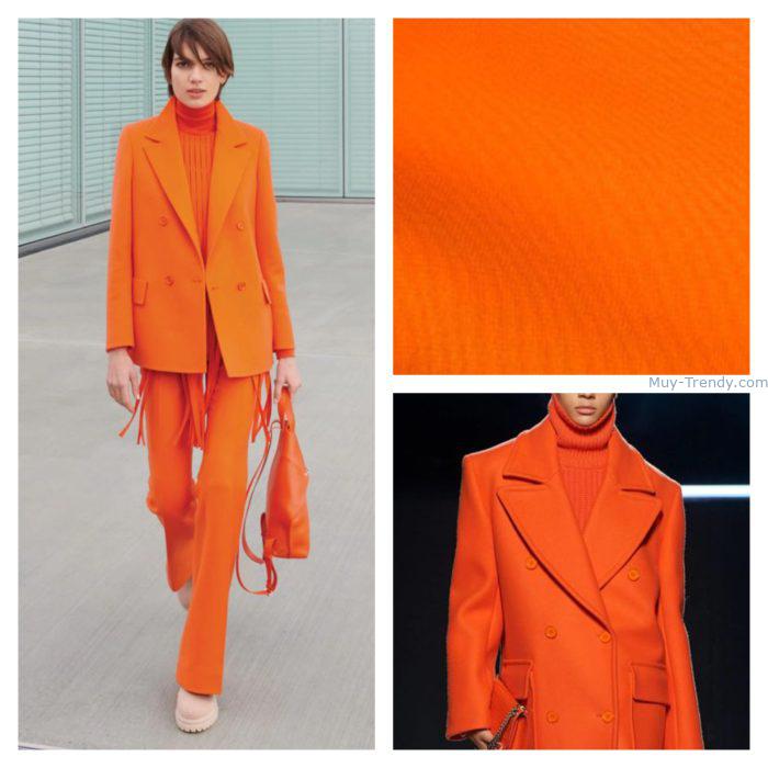 Naranja Colores de moda invierno 2023 Tendencias