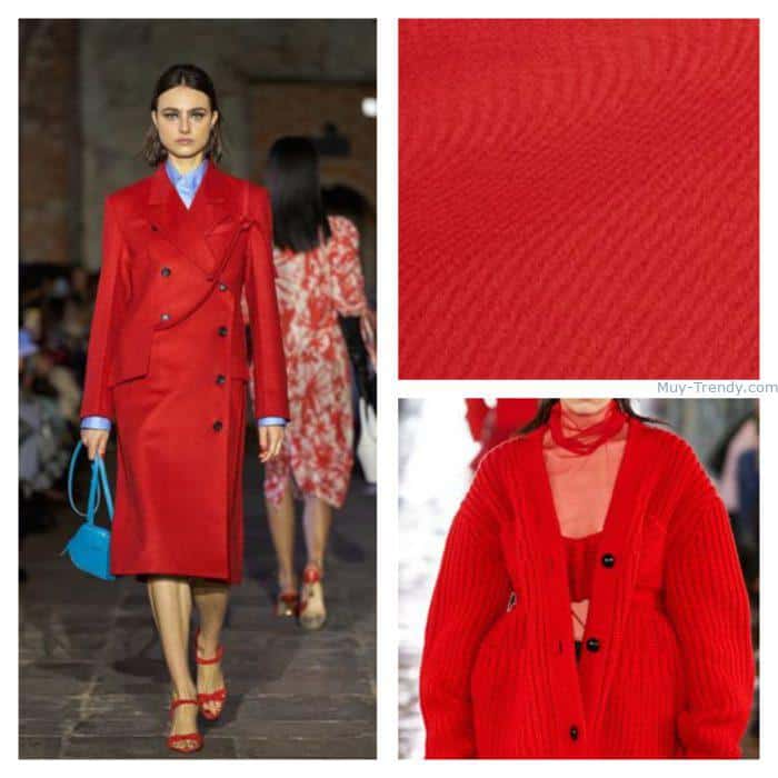 Rojo Colores de moda invierno 2023 Tendencias
