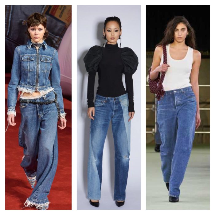 jeans tiro bajo moda invierno 2023