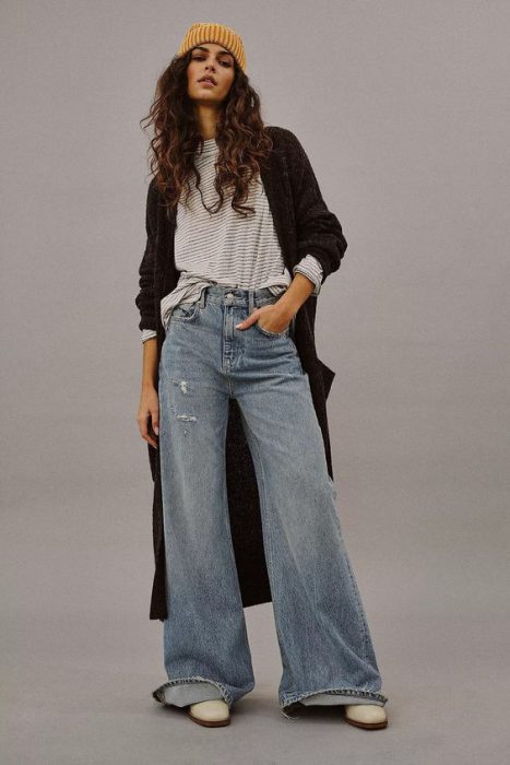 jeans mom invierno 2023
