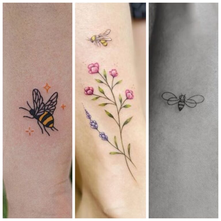 Ideas de tatuajes de abejas