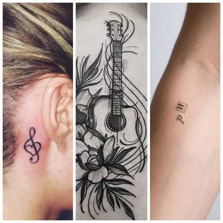 Ideas de tatuajes musicales