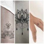 Tatuaje de flor de loto