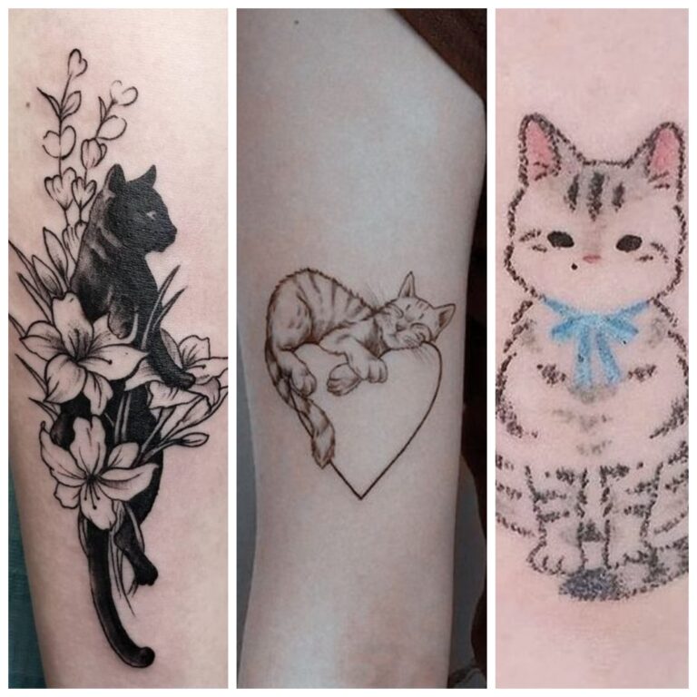 Tatuajes de gatos para mujeres