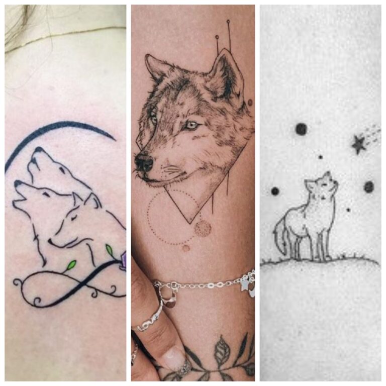 Tatuajes de lobo para mujer