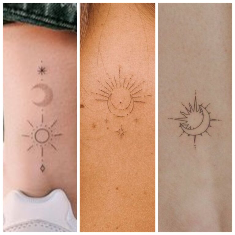 Tatuajes del sol y la luna