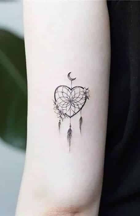 tatoo atrapasuenos corazon