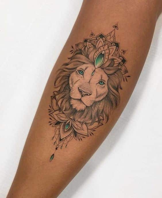 tatoo leon corona