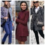 outfits modernos y formales con blazer tweed