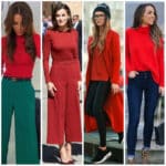 sweaer rojo outfit