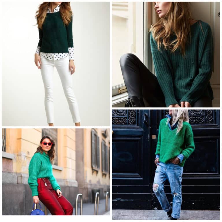 sweater verde look