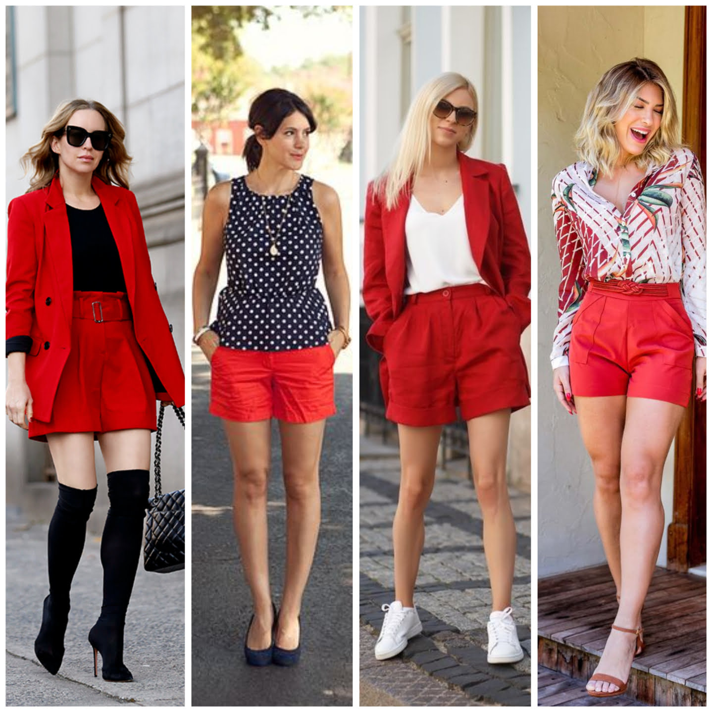 Como Combinar Un Short Rojo 2024 Outfits Mujer Muy Trendy
