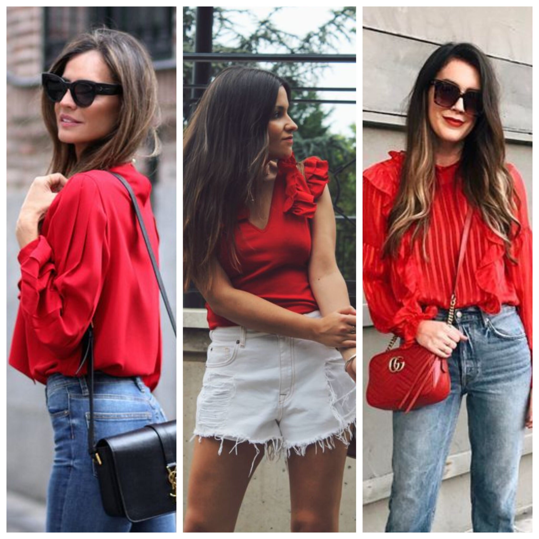 Como combinar una blusa roja 2024 Outfits mujer Muy Trendy