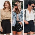 Outfits con short negro para mujer