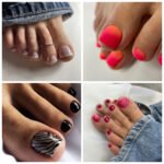 modelos de uñas para pies