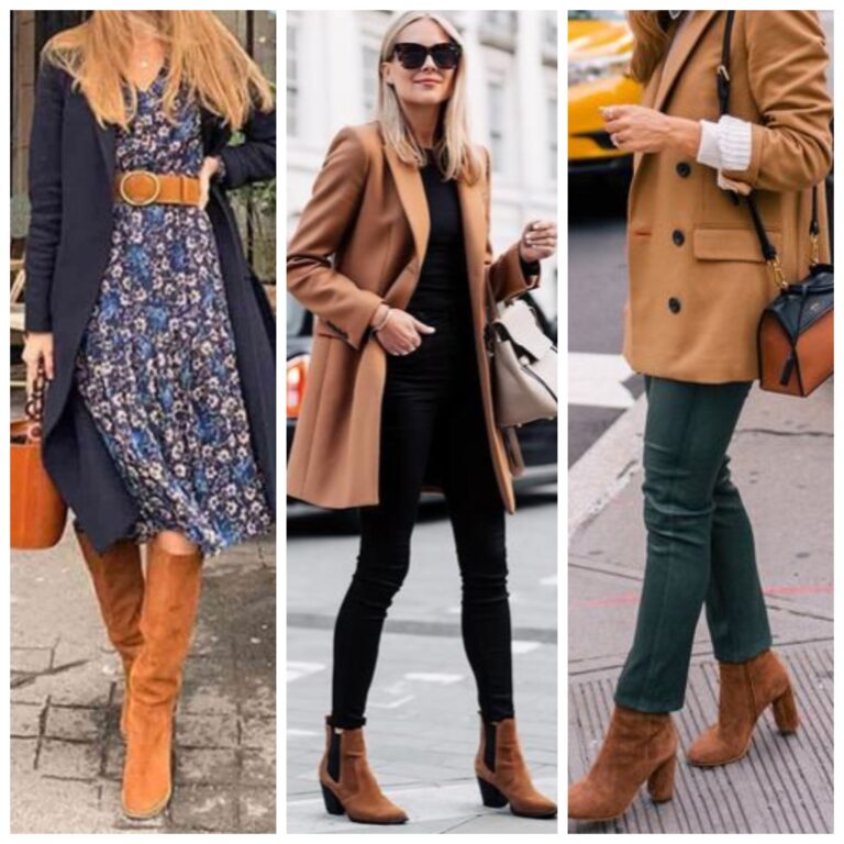 Como combinar botas color camel para mujer