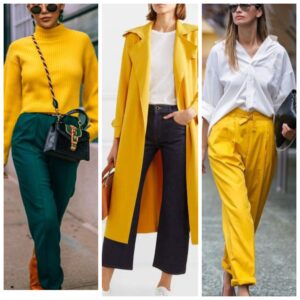 Outfit amarillo para mujer