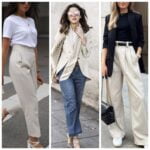 Outfits con ropa color hueso