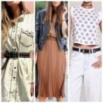 Outfits de moda con cinturon con tachuelas