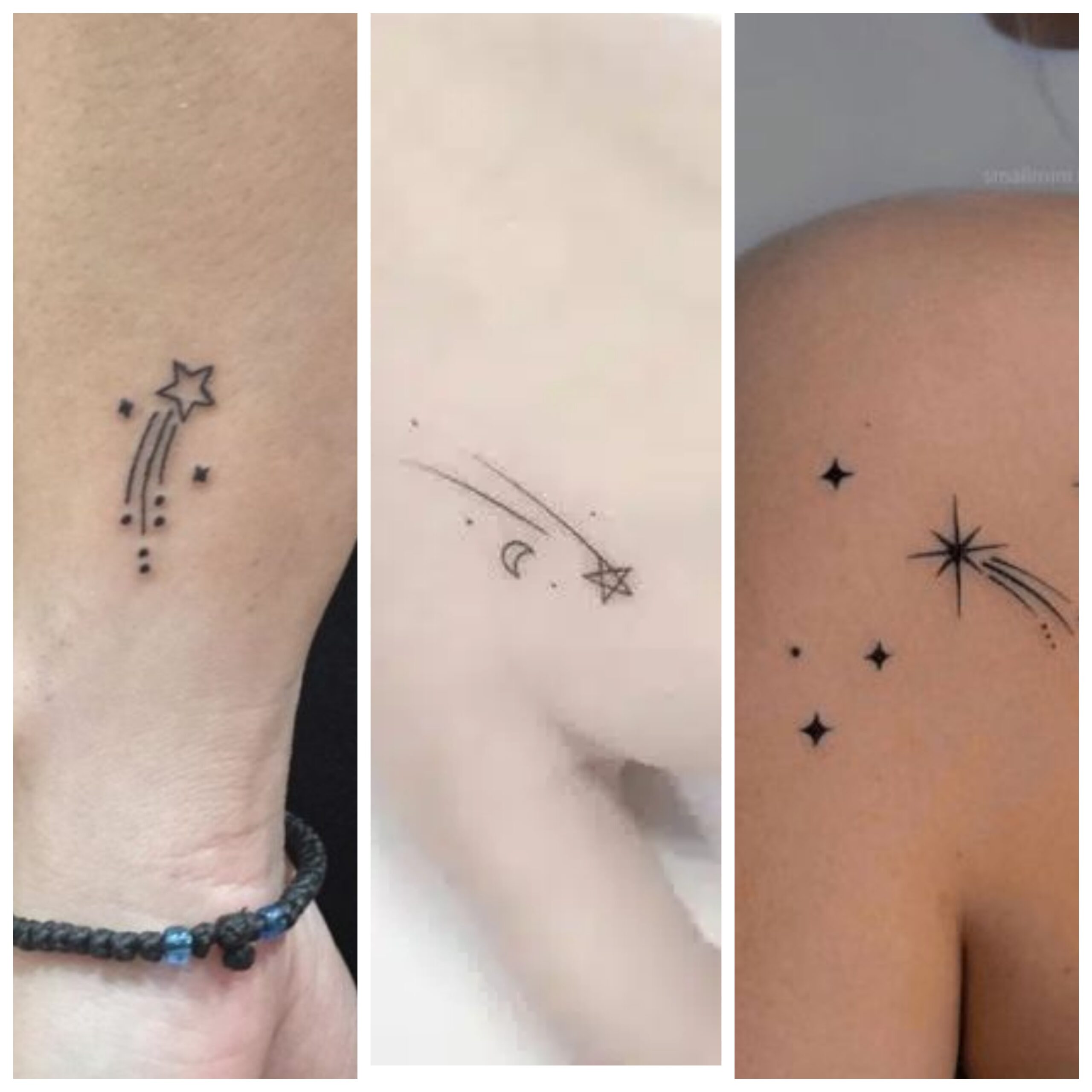 Tatuajes de estrella fugaz
