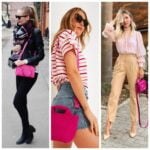 outfit con cartera fucsia