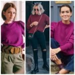 Looks con sueter purpura