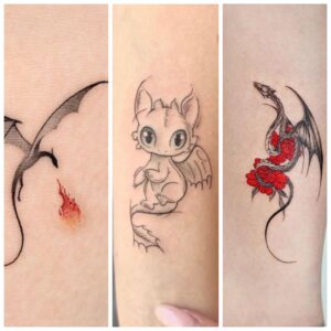 Tatuajes de dragones para mujeres