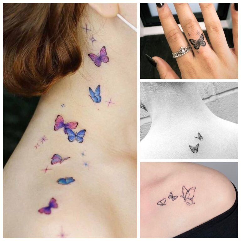 tatuajes con mariposas pequeñas