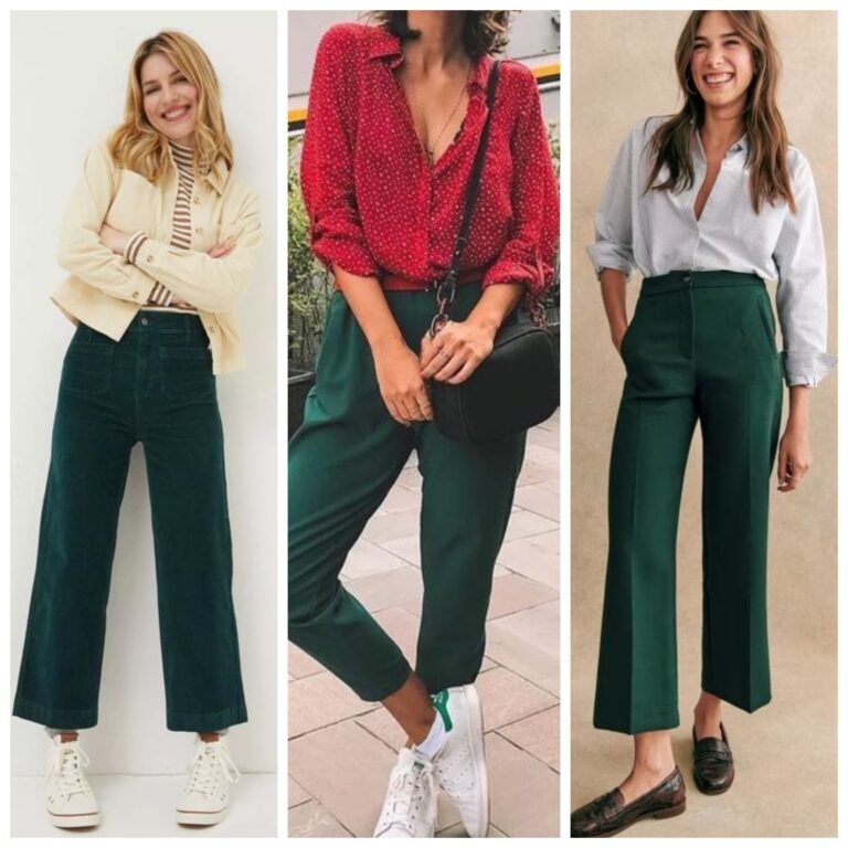 Outfits con pantalon verde oscuro