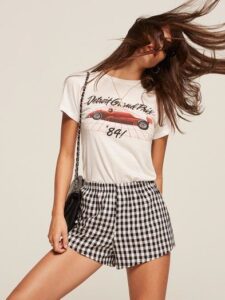 short a cuadros juvenil